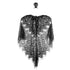 SiaLinda: Skirt top Chiara, black, transparent, lace